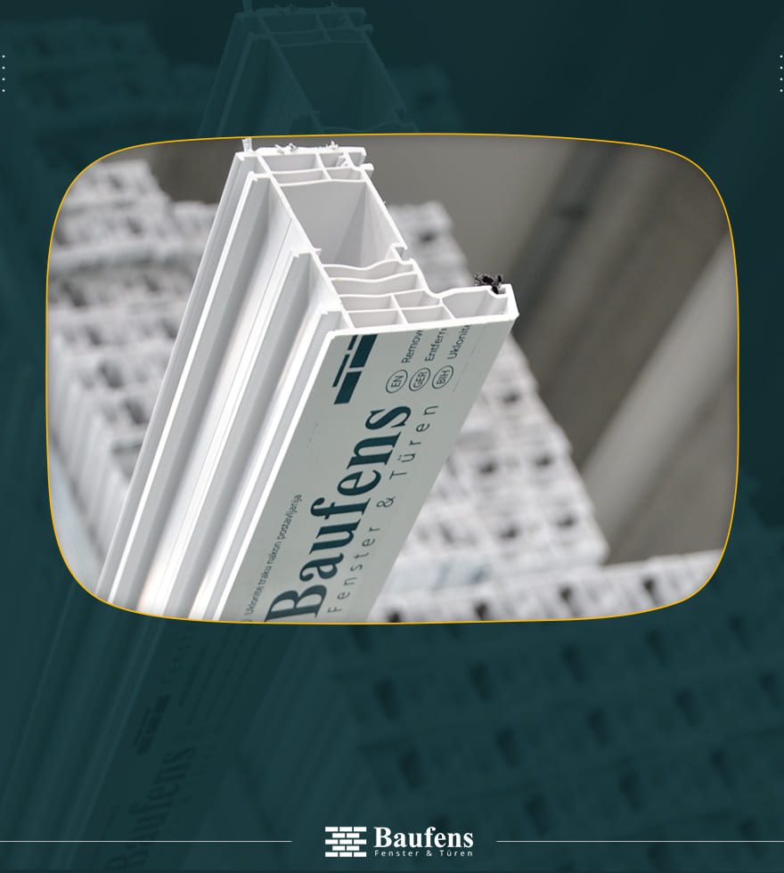 Perfil Baufens de PVC